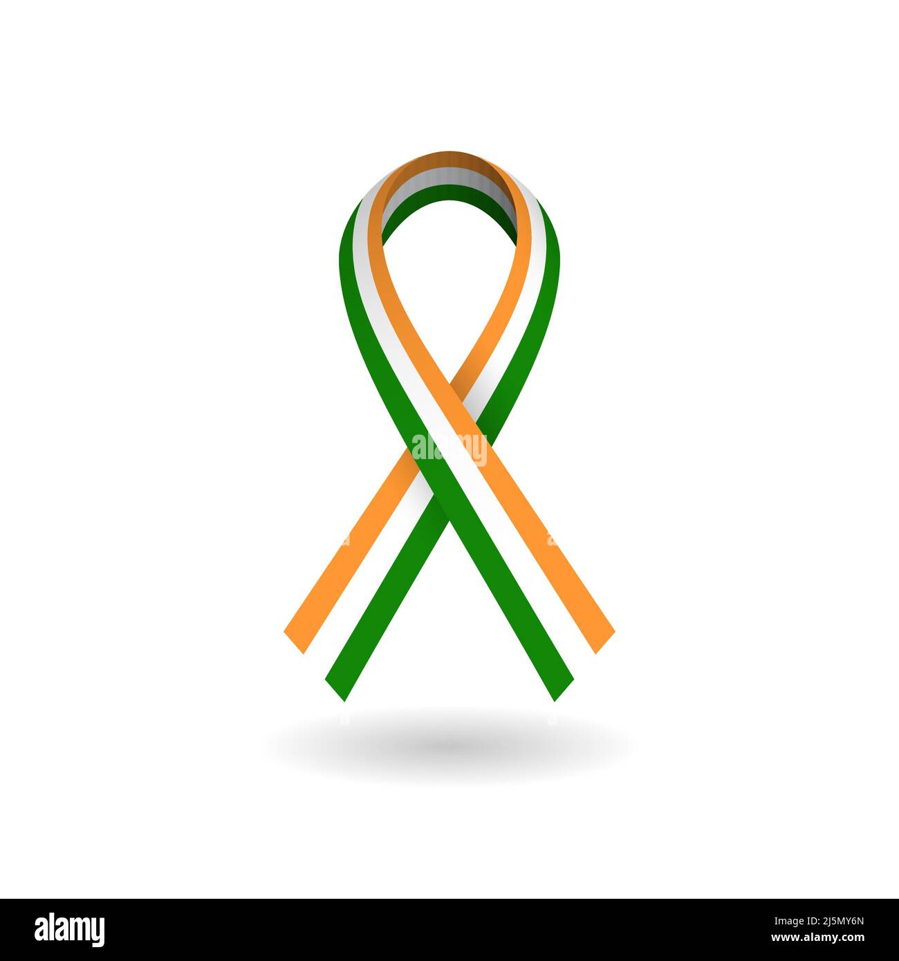 National tricolor ribbon of India Stock Vector Image & Art - Alamy