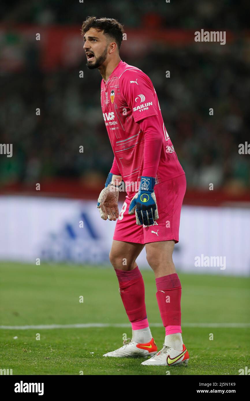 Sevilla, Spain. 23rd Apr, 2022. Gabriel Paulista (Valencia) Football/Soccer  : Spanish Copa del Rey Final match between Real Betis Balompie 1 (5-4) 1  Valencia CF at La Cartuja Stadium in Sevilla, Spain .