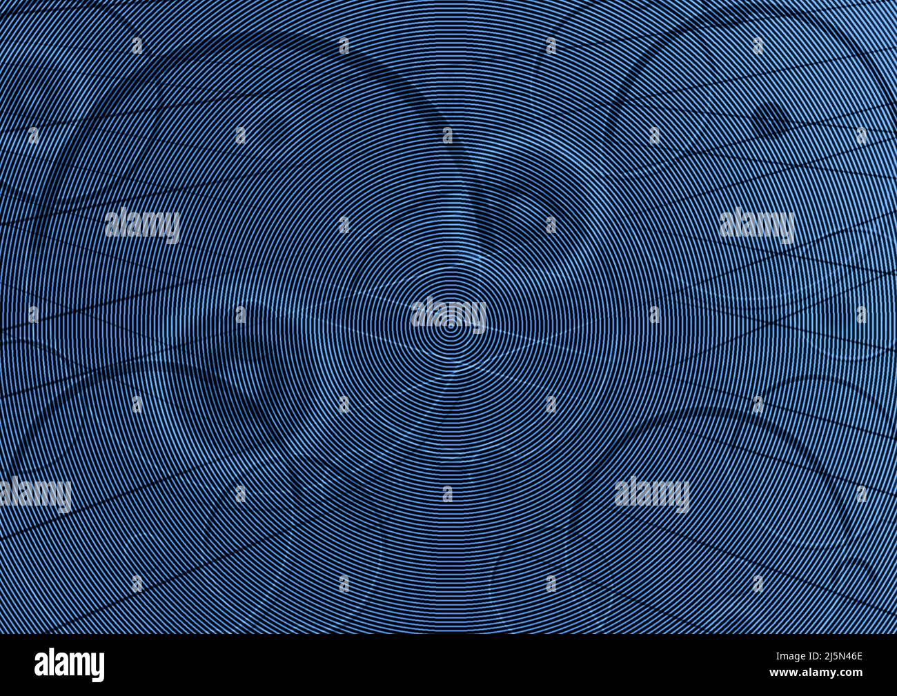 Abstract black and blue halftone background with a graphic pattern of ...