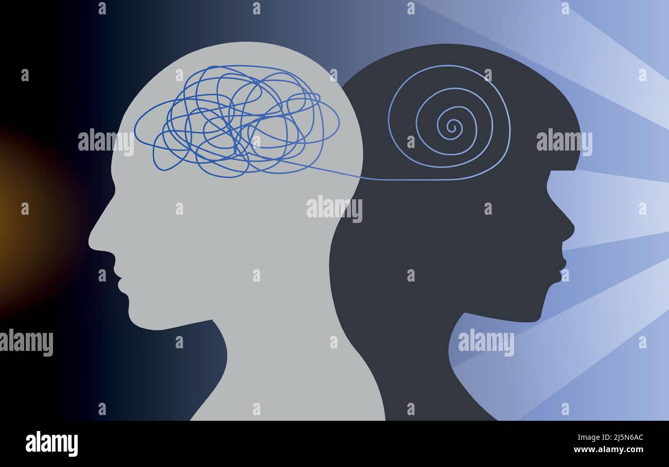 Mental disorder concept Stock Vector Image & Art - Alamy