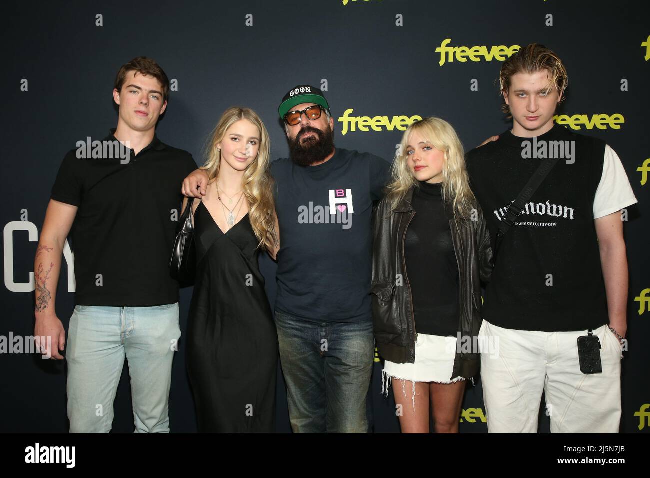 24 April 2022 -West Hollywood, California - Titus Welliver, Quinn Welliver, Cora McBride Walling
