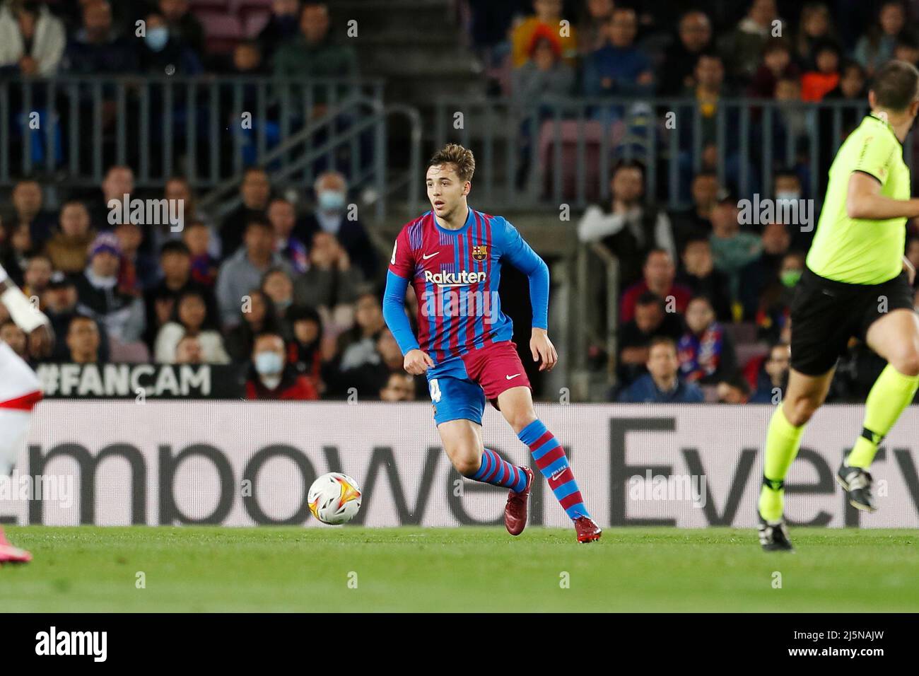 Barcelona, Spain. 24th Apr, 2022. Nico Gonzalez (Barcelona) Football ...