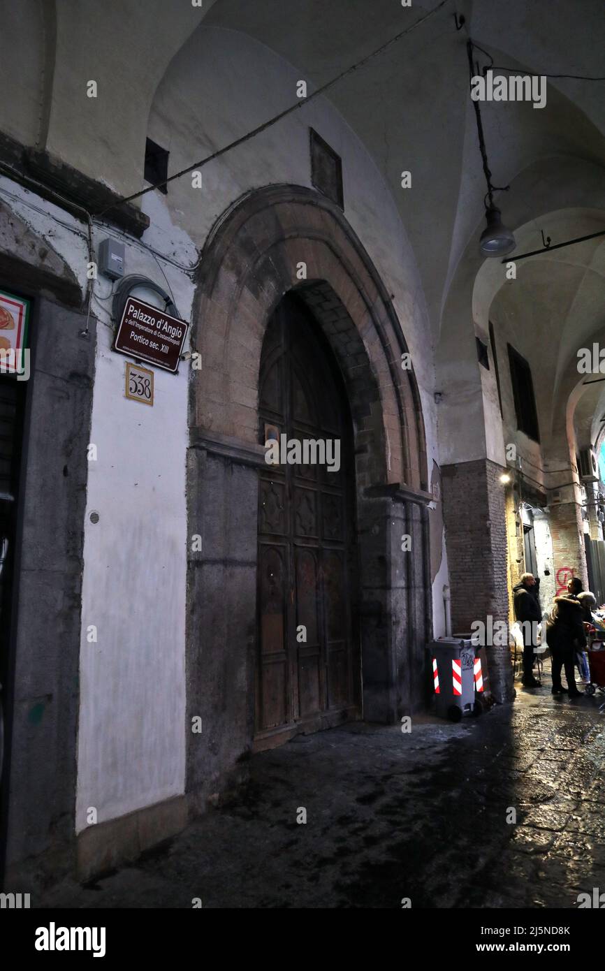 Napoli - Palazzo D'Angiò Stock Photo