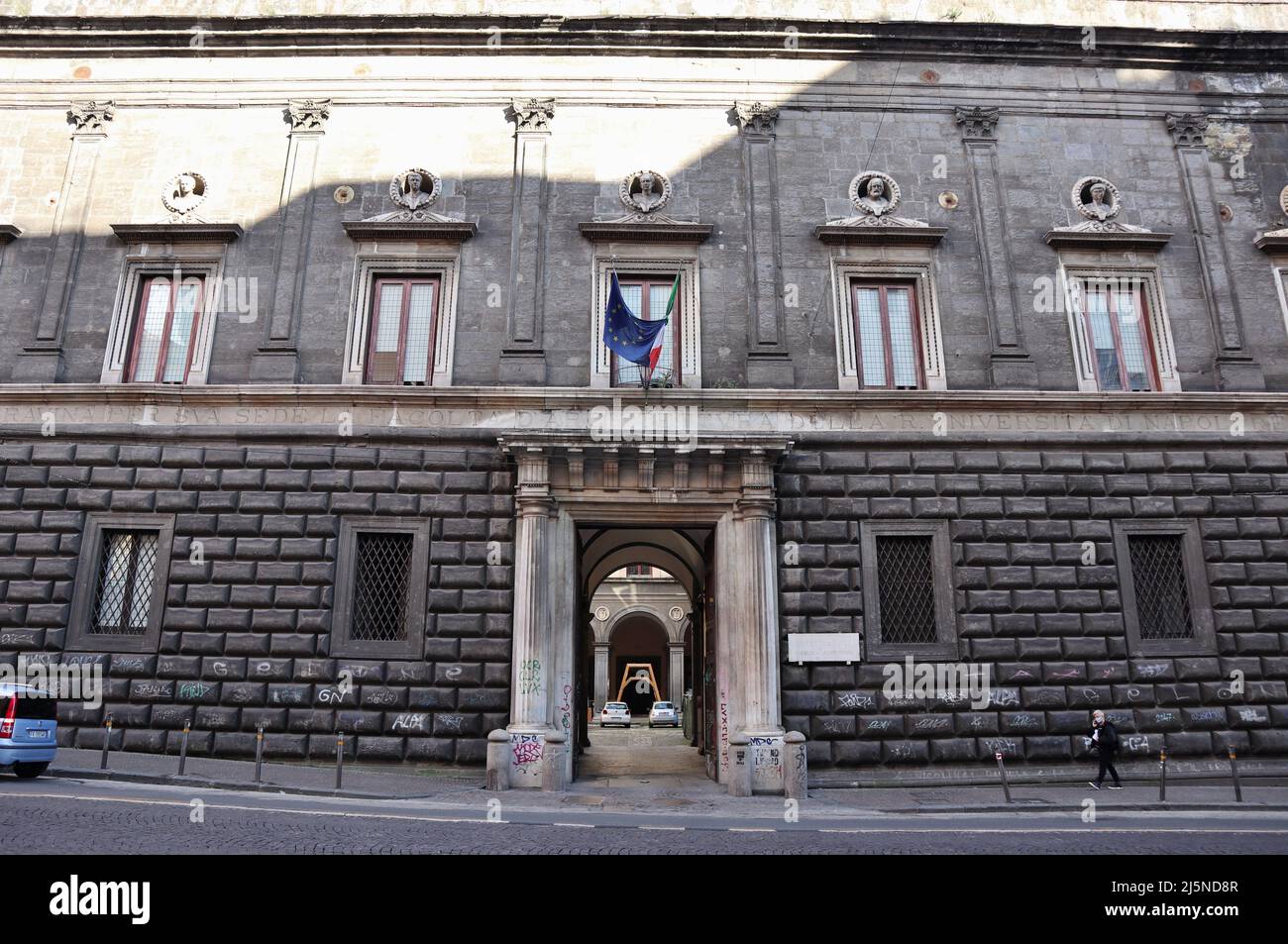 Napoli - Palazzo Gravina Stock Photo