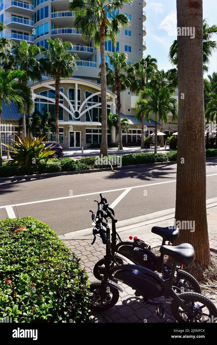 180 Beach Drive, Ovation Building, St. Petersburg Florida Stock Photo