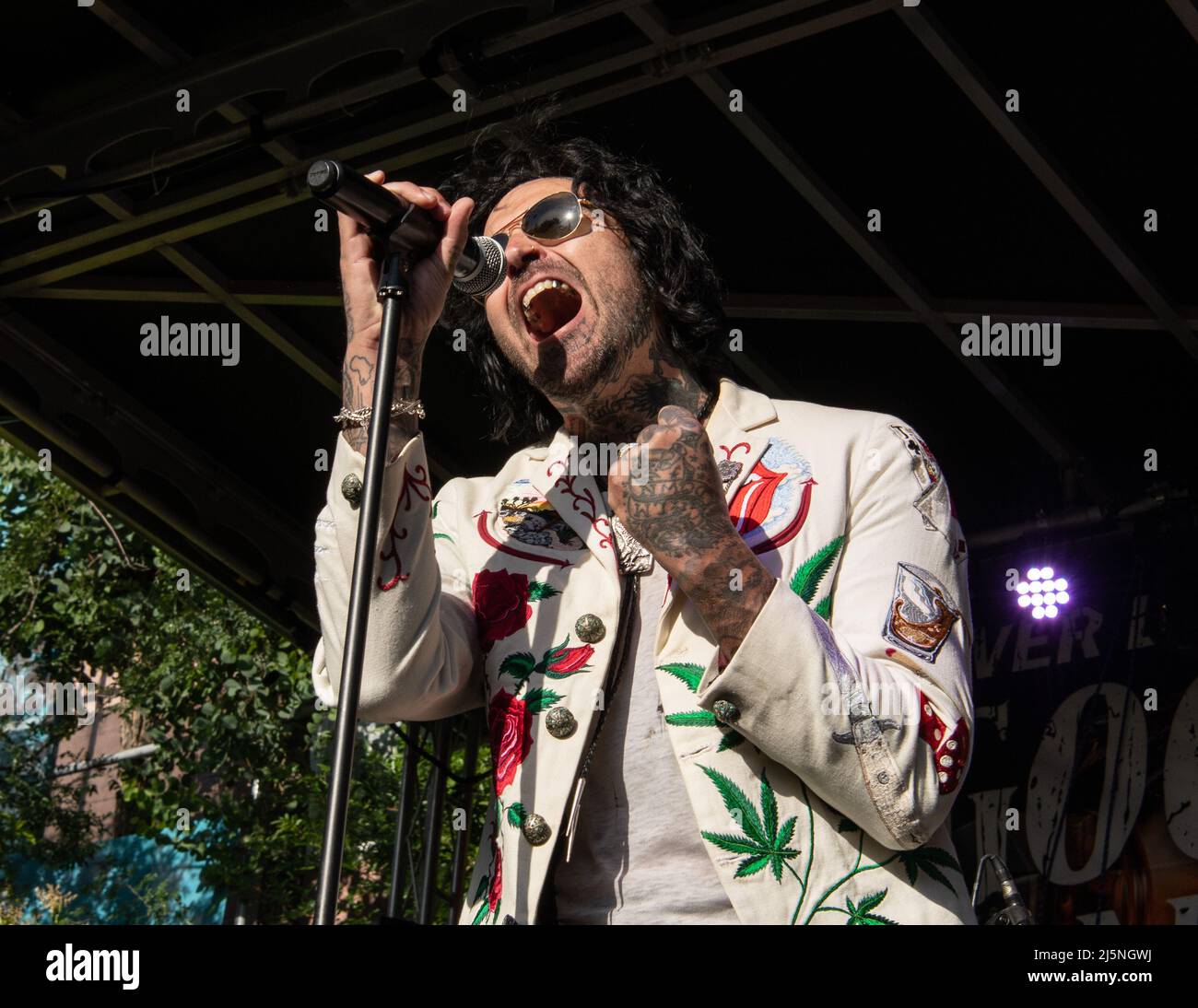 April 24, 2022, Los Angeles, California, USA YELAWOLF of Sometimes Y performs at The Rainbow's