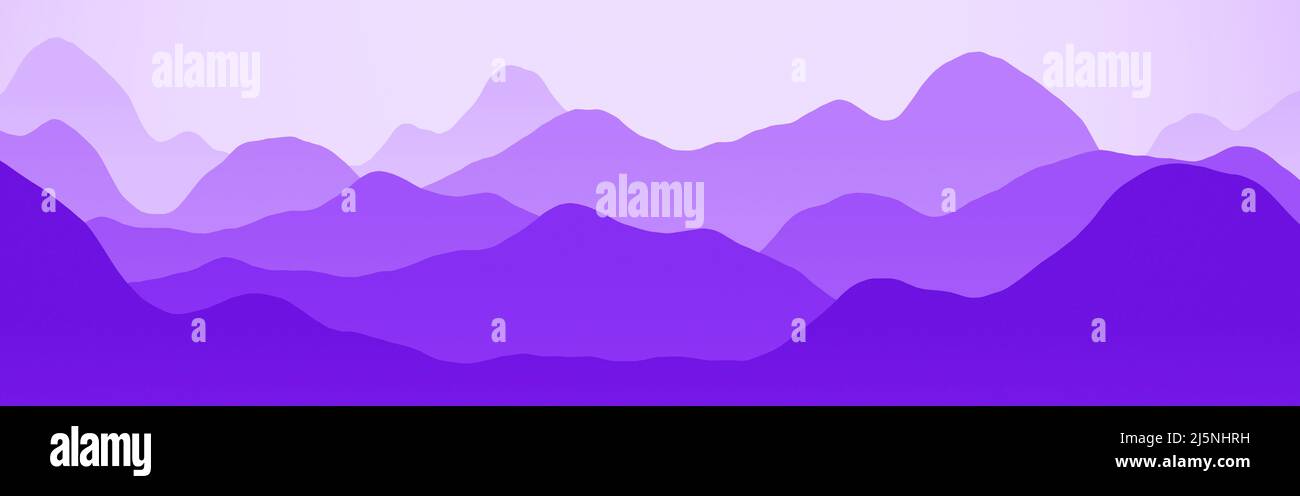 artistic peaks at the sun rising time digital art background ...