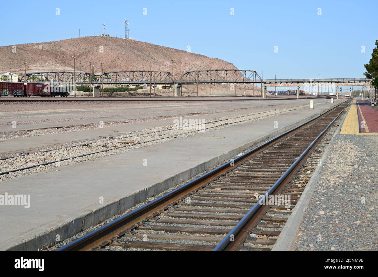 Barstow Railway station in California Stock Photo Alamy