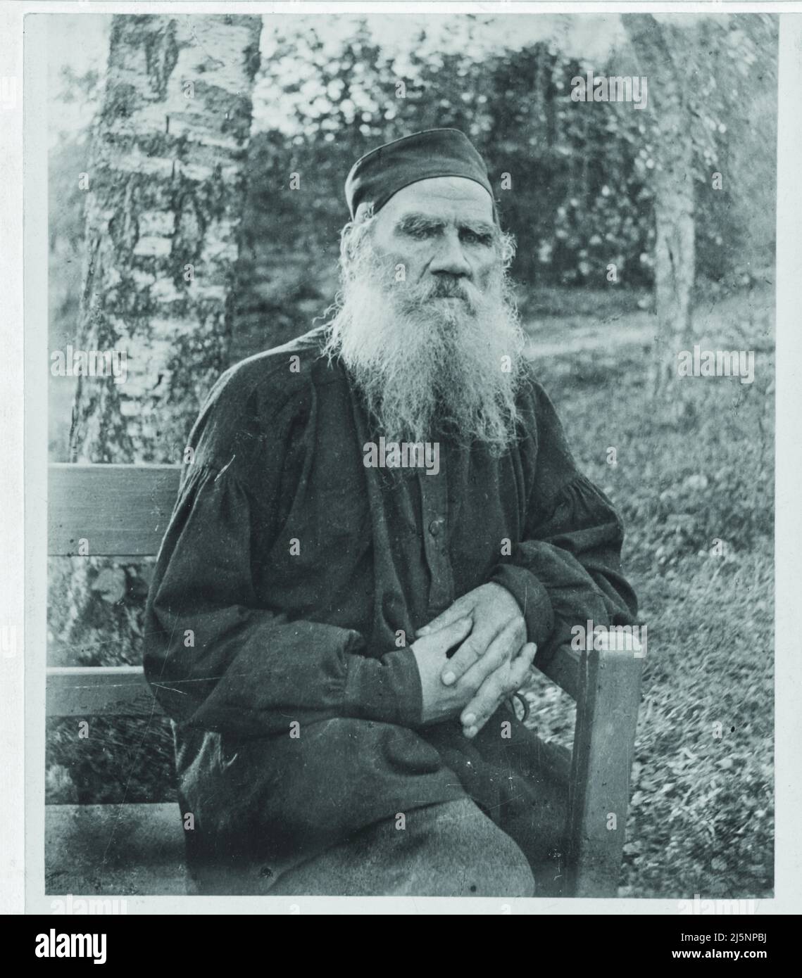 Leo Tolstoy portrait Stock Photo