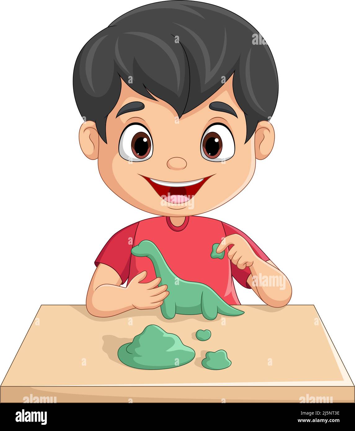Plasticine play dough clay Stock Vector Images - Alamy