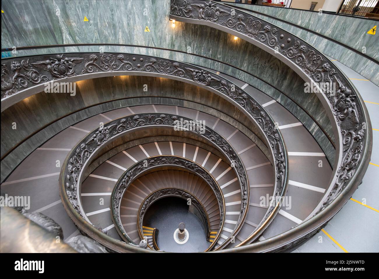 The famous spiral staircase in Vatican Museum at Rome Stock Photo - Alamy