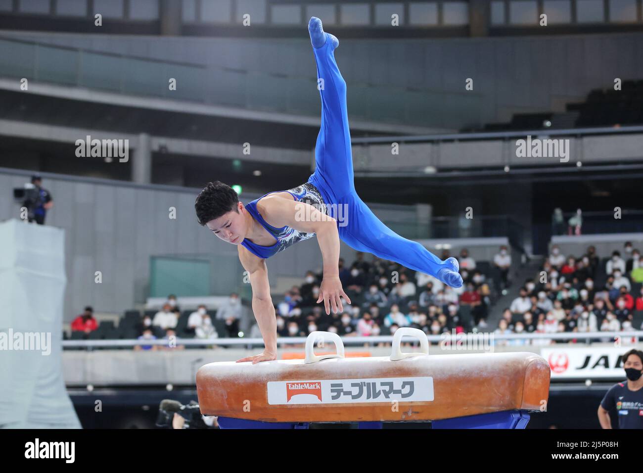 Tokyo Japan 24th Apr 22 Shinnosuke Oka Artistic Gymnastics The 76th All Japan Artistic Gymnastics Individual All Around Championship Men S Final Pommel Horse At The Tokyo Metropolitan Gymnasium In Tokyo Japan
