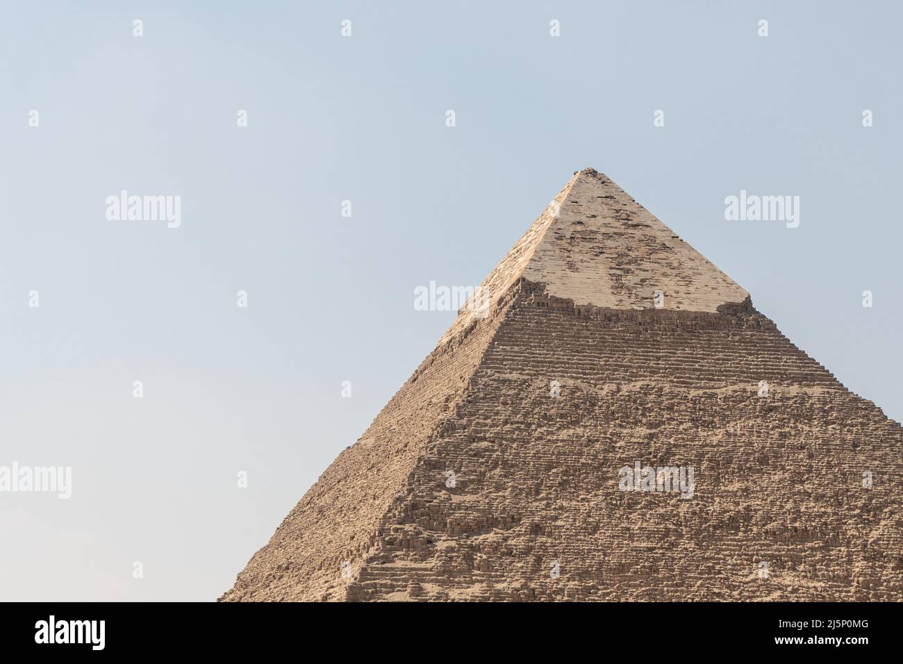 Pyramid of Khafre of Chephren is the second tallest of the Ancient ...