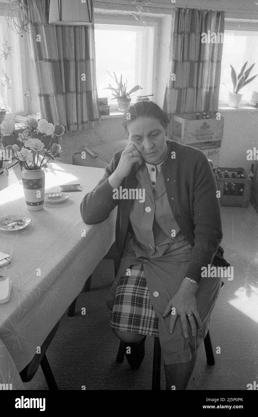 On February 21, 1965, the rope attendant Josef Rimmel supported on the ...