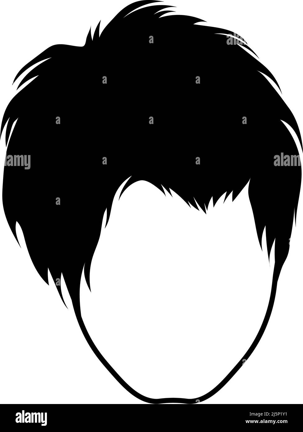 Boy hair icon design template ilustration vector Stock Vector Image & Art -  Alamy