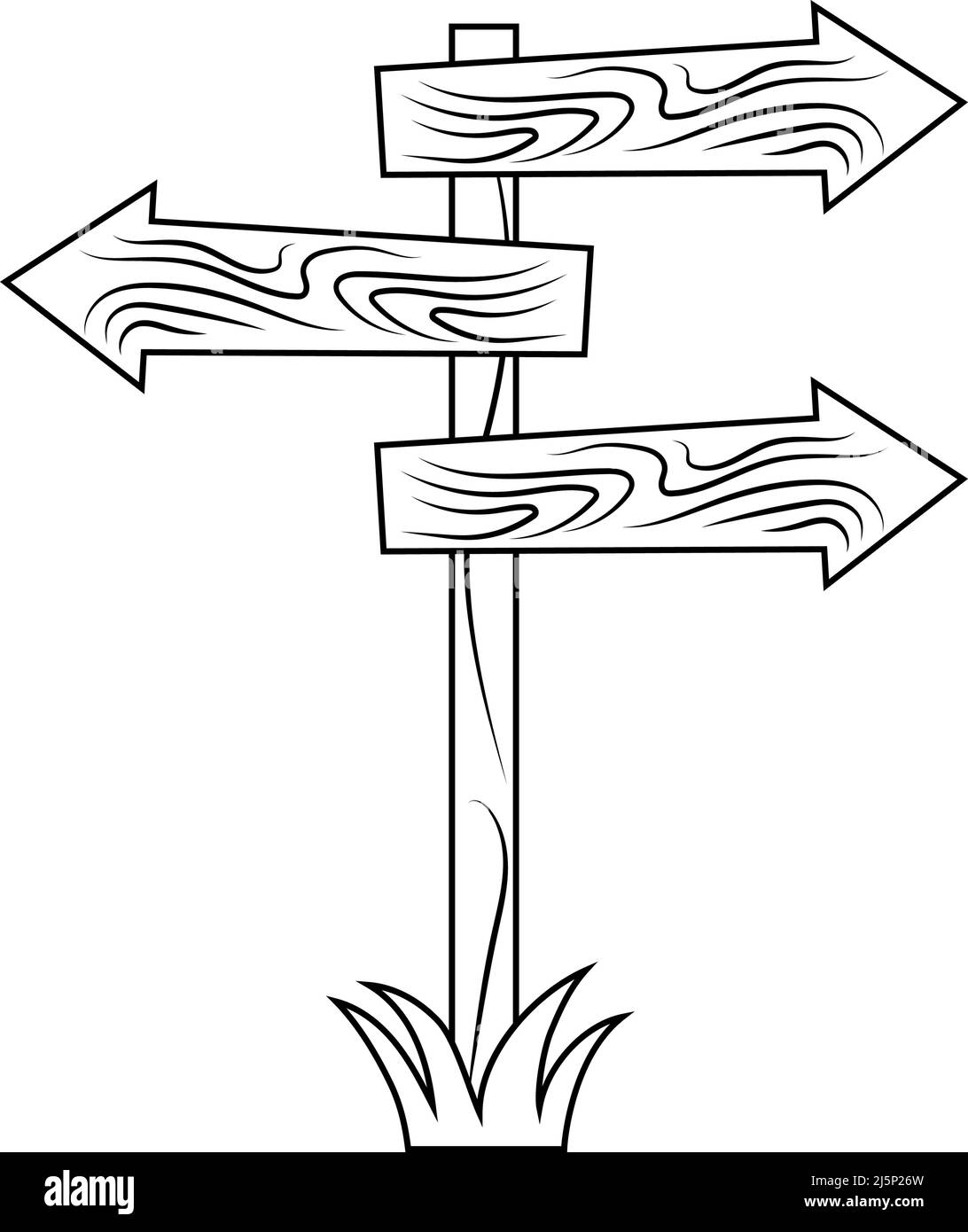 Signpost icon design template ilustration vector Stock Vector Image