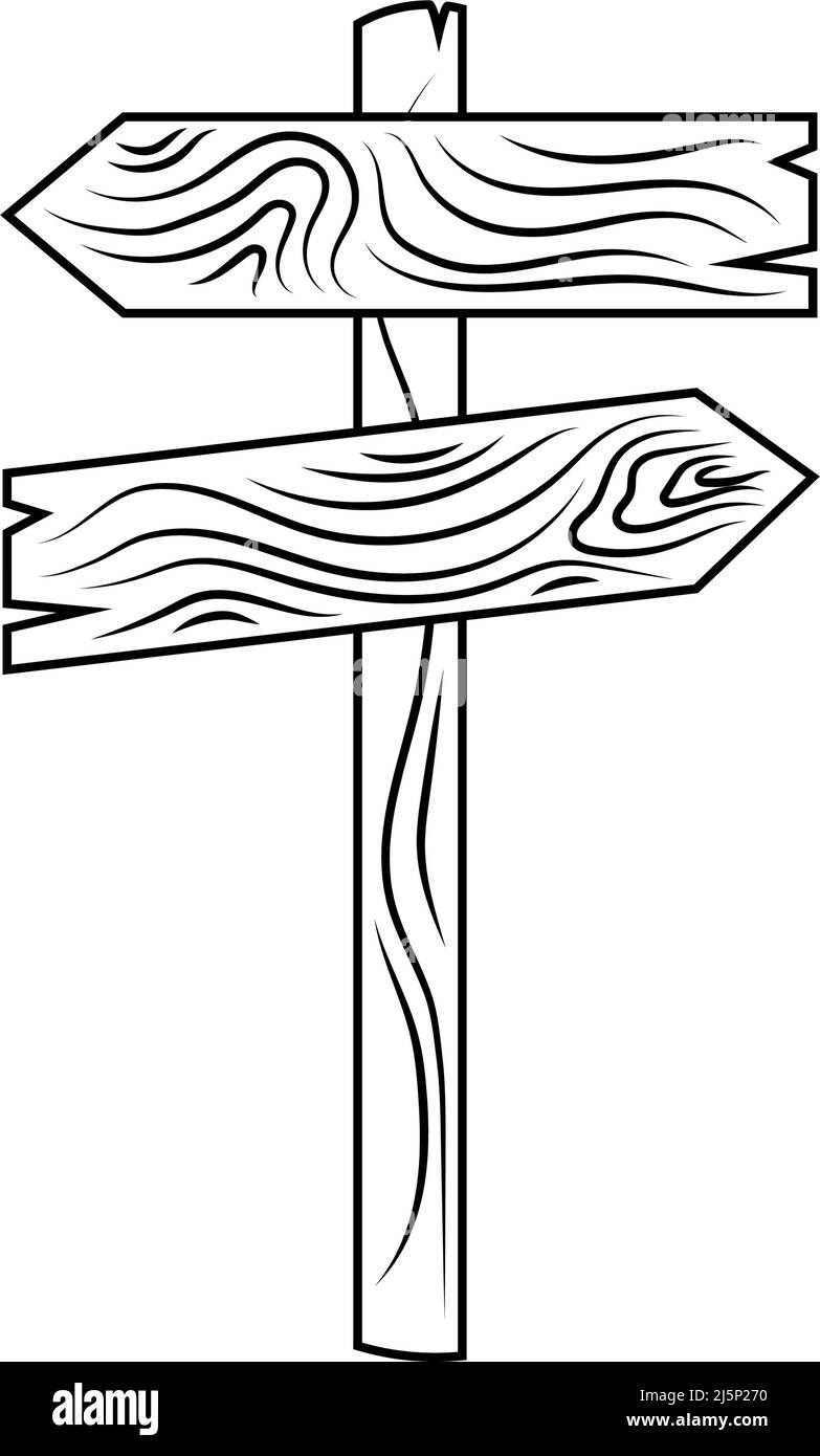 Signpost icon design template ilustration vector Stock Vector Image