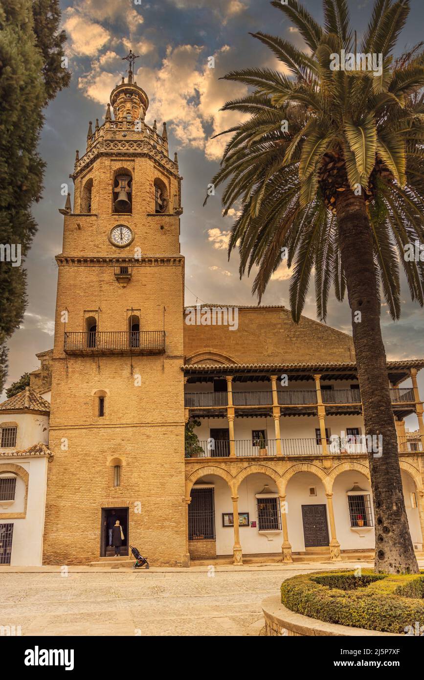 Santa Maria La Mayor church in Ronda. Andalusia, Spain Stock Photo - Alamy