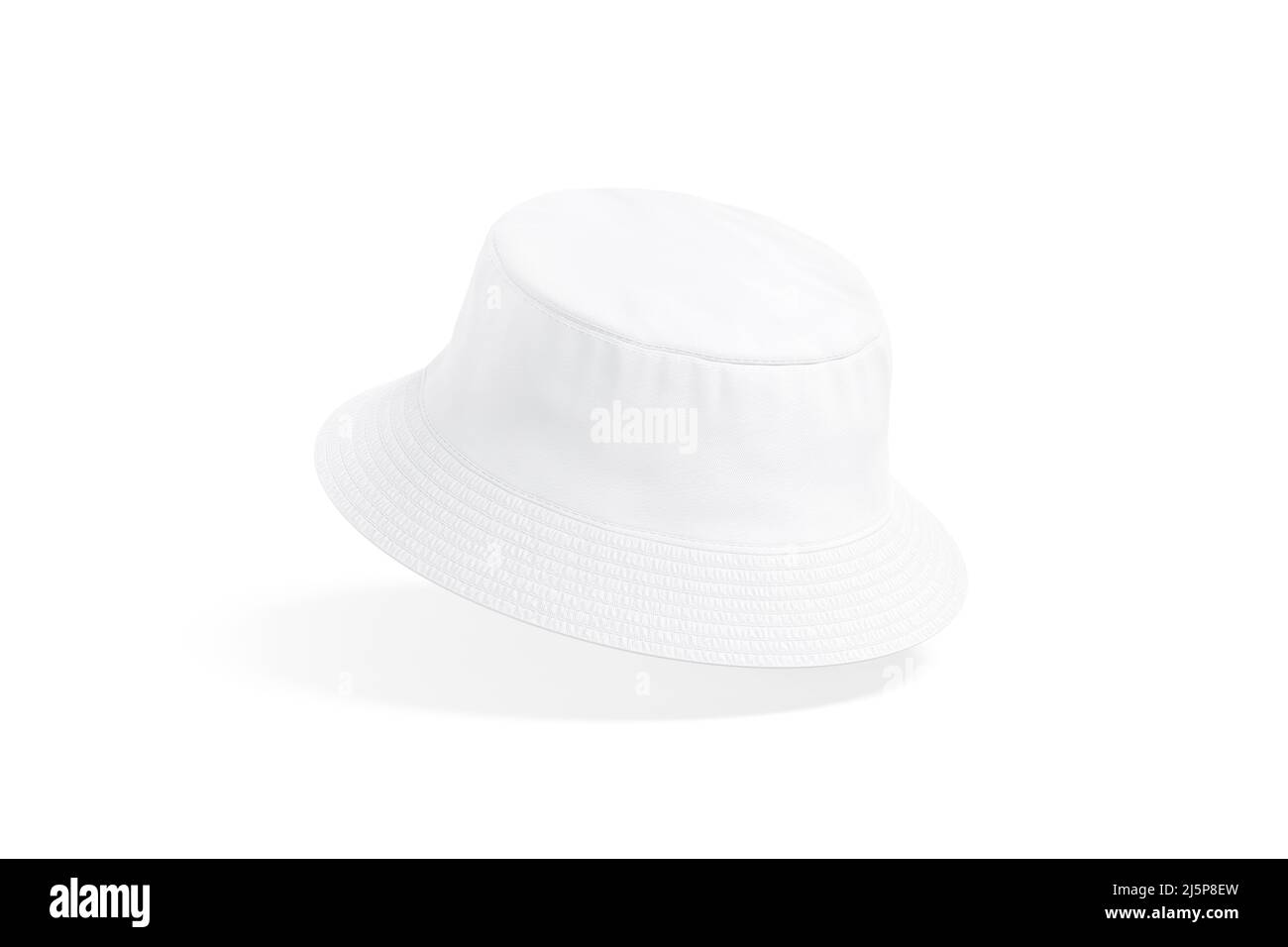 Blank white bucket hat mockup, no 
