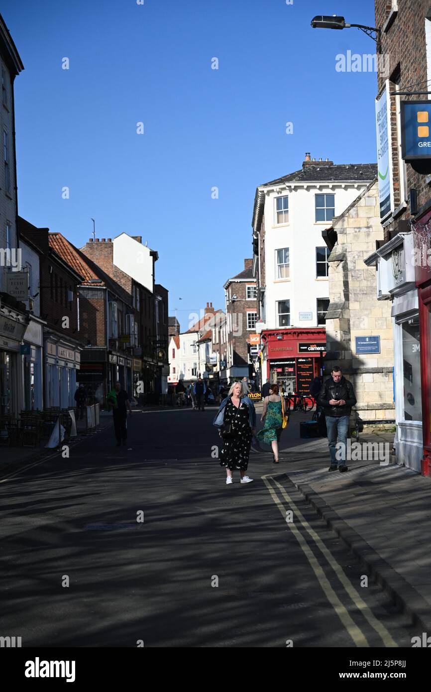 Church Street, York Stock Photo Alamy