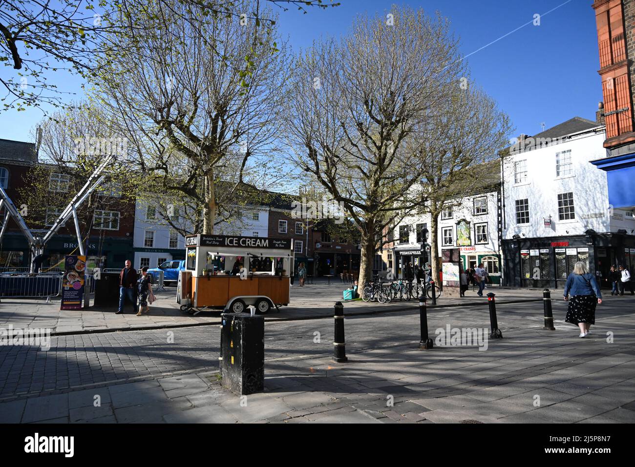 St Sampson's square, York Stock Photo - Alamy