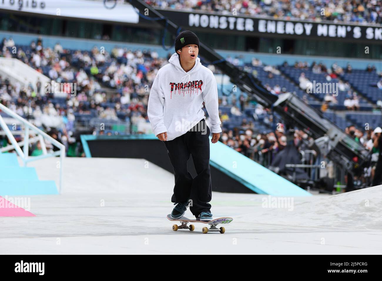 Daiki Ikeda (JPN), APRIL 24, 2022 - Skateboarding : X Games Chiba