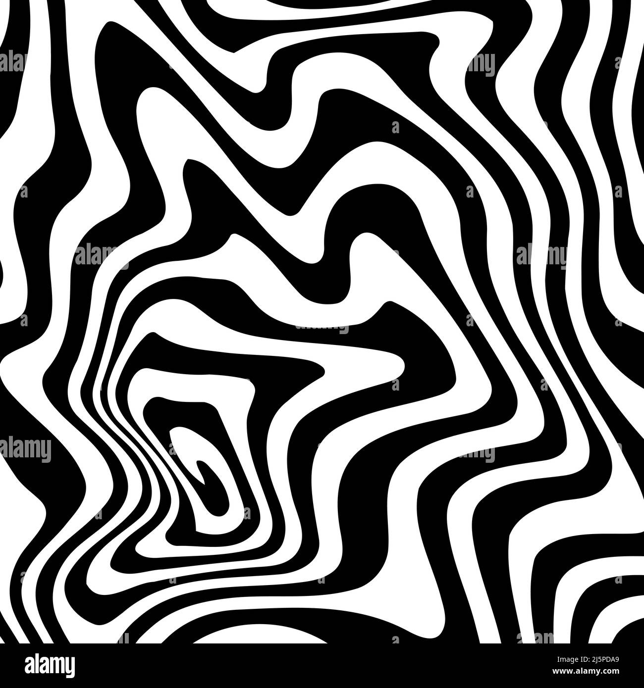 Swirl hypnotic black and white spiral. Monochrome abstract background ...