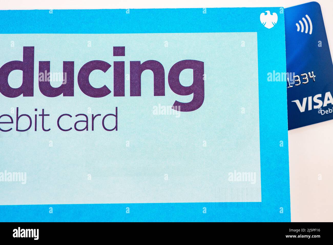 Barclays Debit card Stock Photo