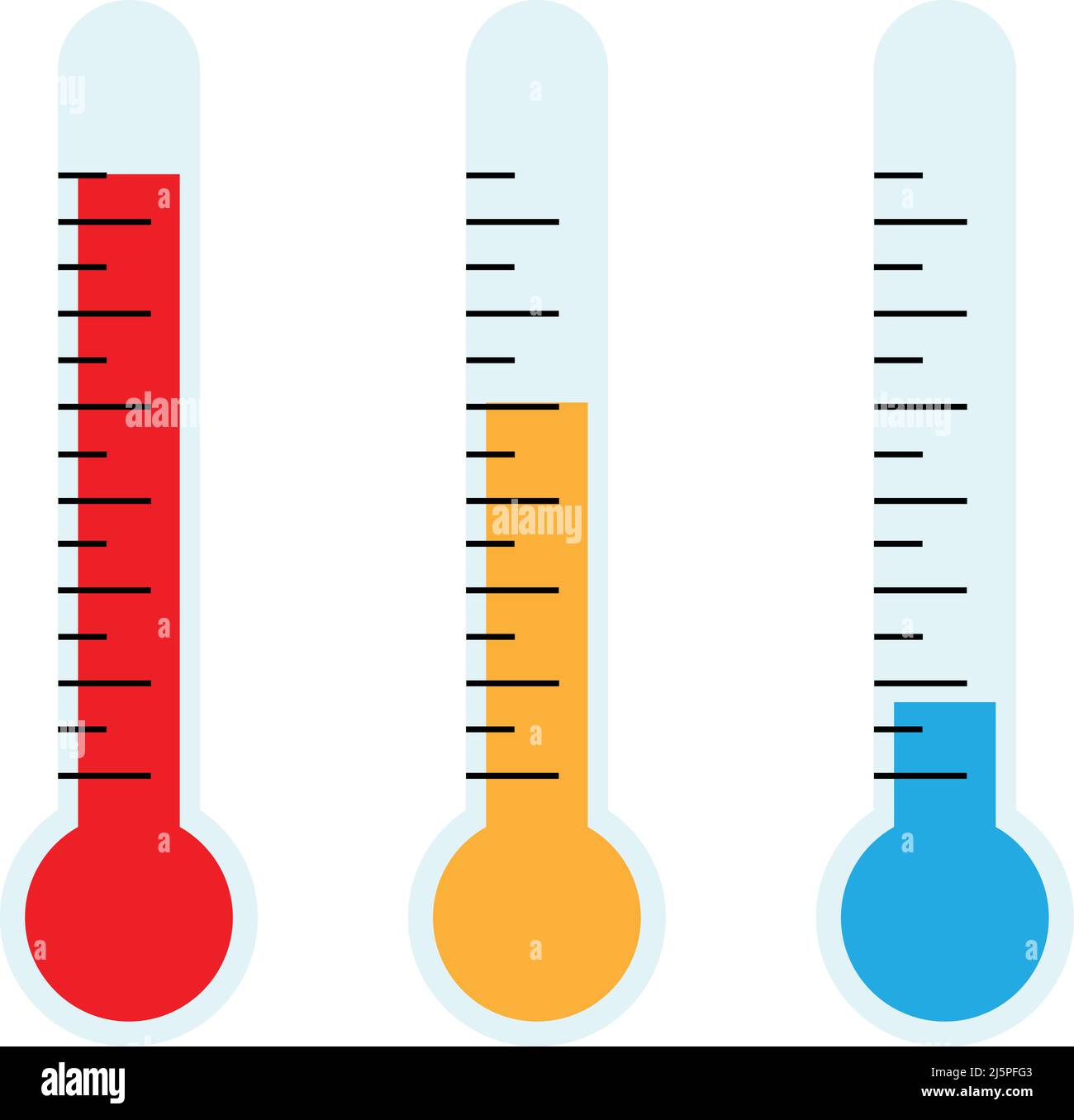 Temperature Thermometer vector illustration. weather icon for