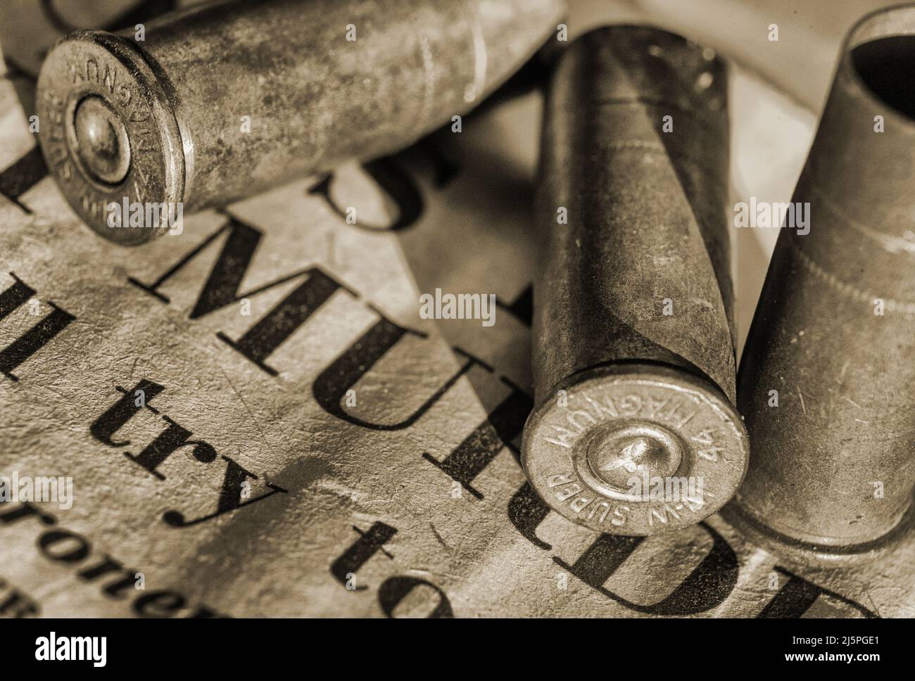 empty fired cartridge cases Stock Photo Alamy