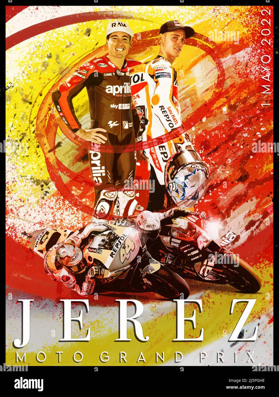 Moto gp poster hi-res stock photography and images - Alamy