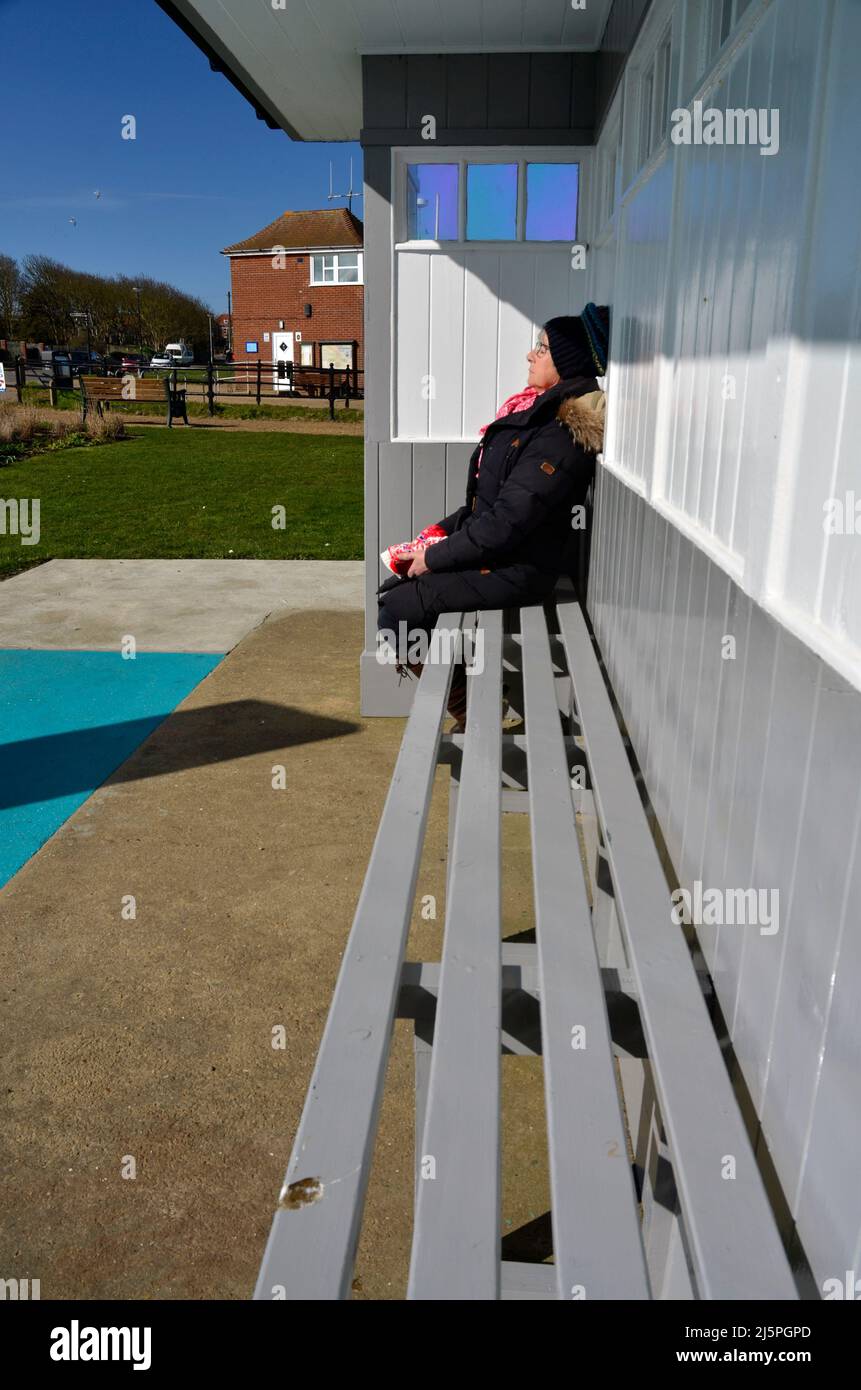Wooden bus shelter hi-res stock photography and images - Alamy