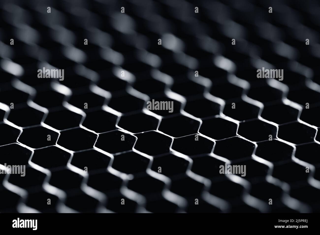 Abstract hi-tech surface with a honeycomb cells Stock Photo