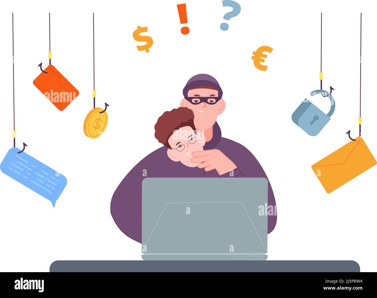 Fraud work. Dangerous hacker working in cyber crime phone