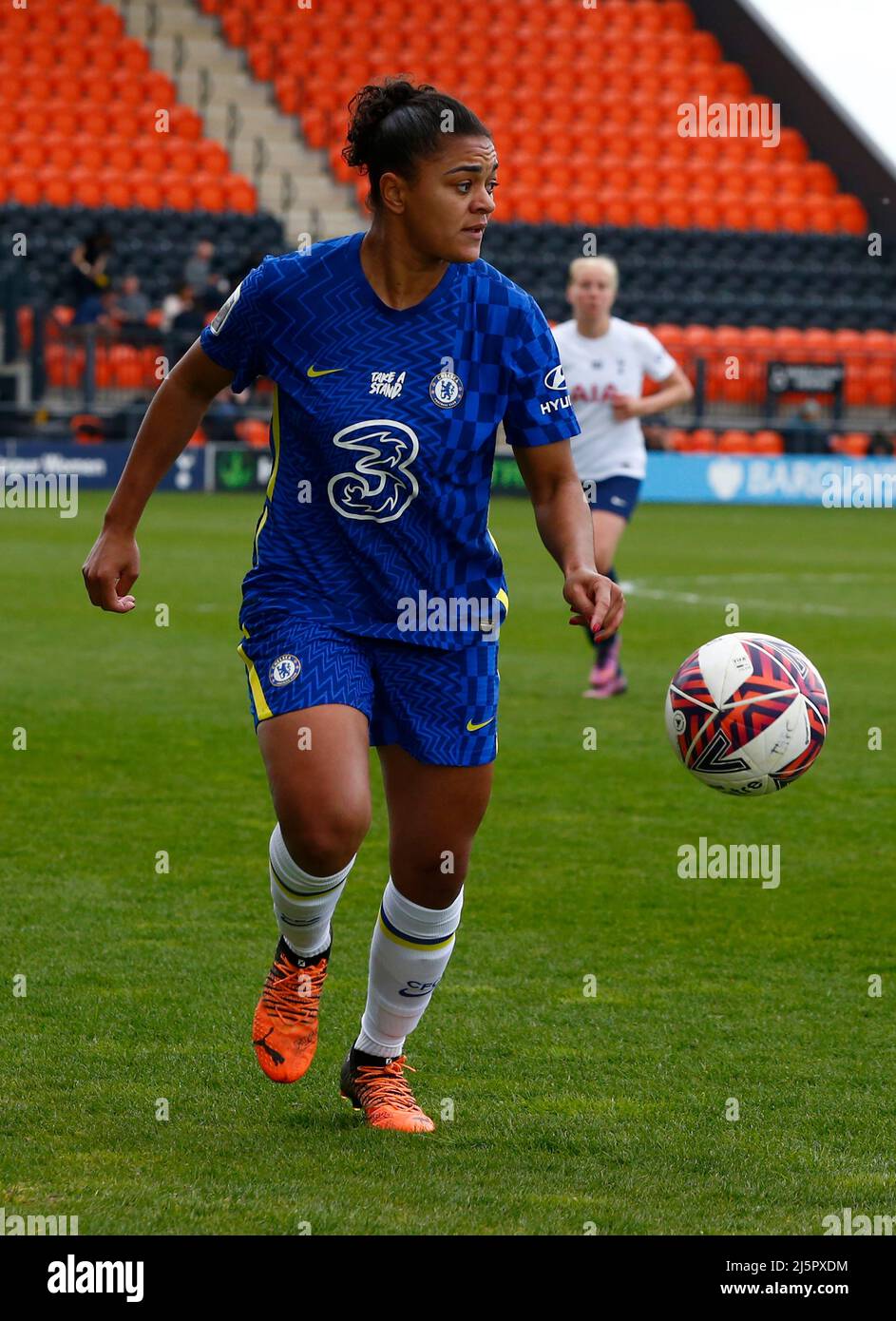 BARNET, ENGLAND - APRIL 24: Chelsea Women Jessica Carter during