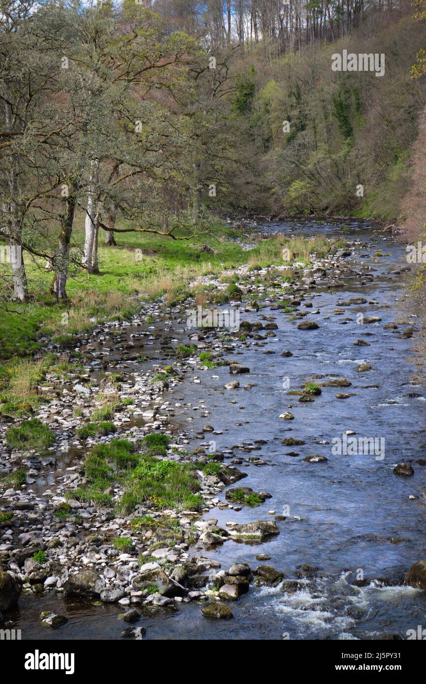 Picturesque River Lowther, Lowther Estate Stock Photo - Alamy