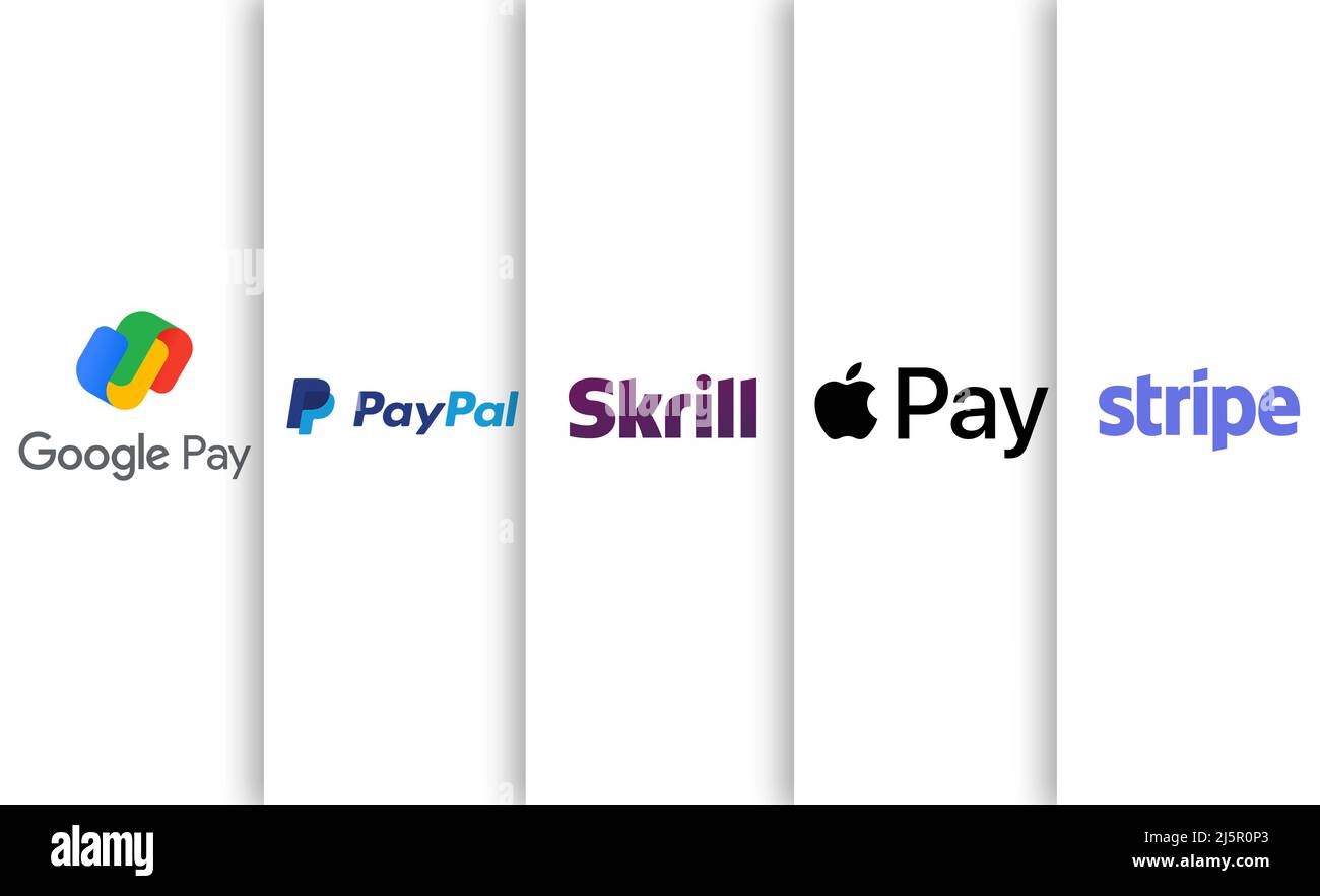 Online payment services Stock Photo