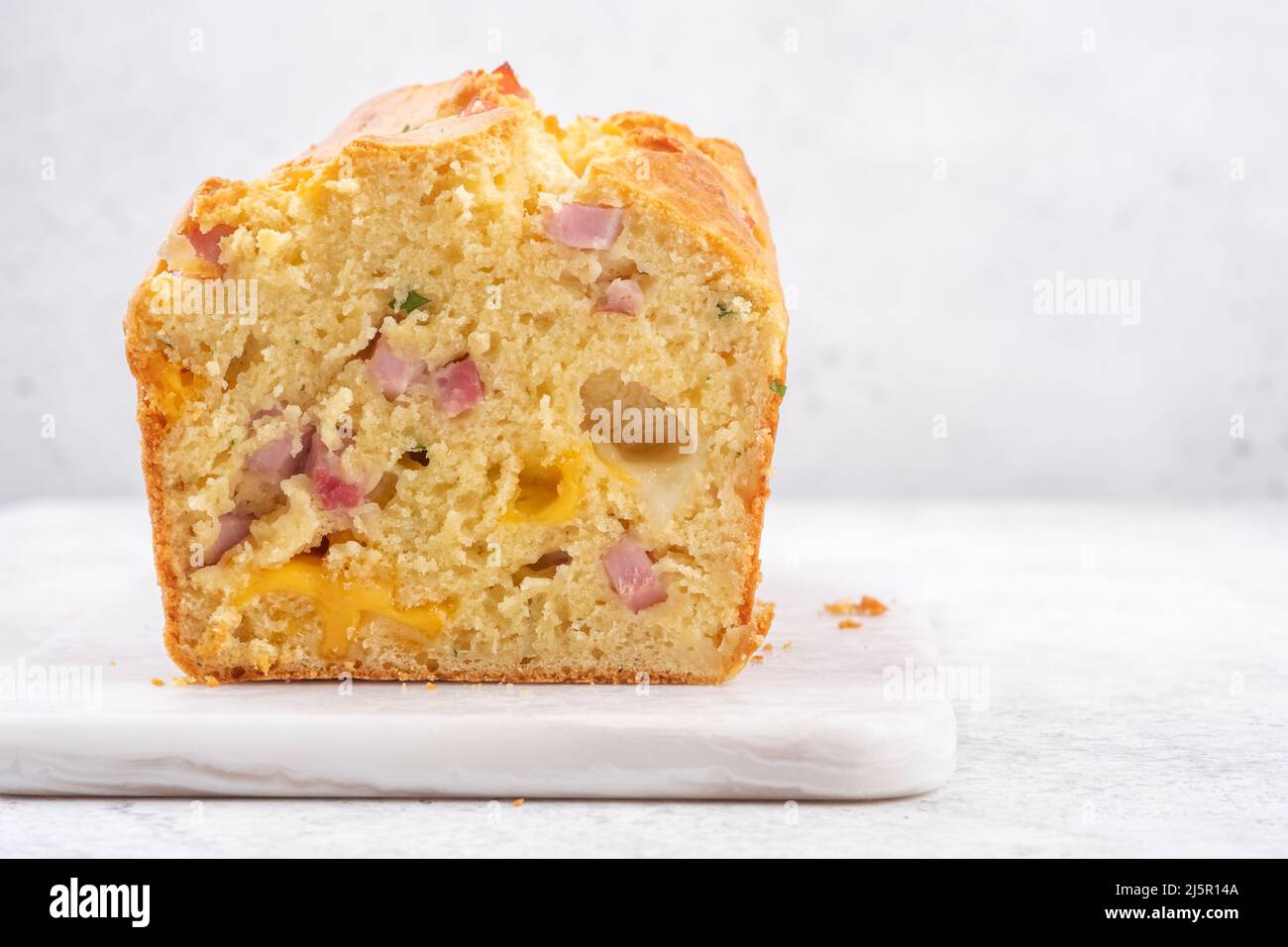 Savory ham and cheese loaf Stock Photo Alamy