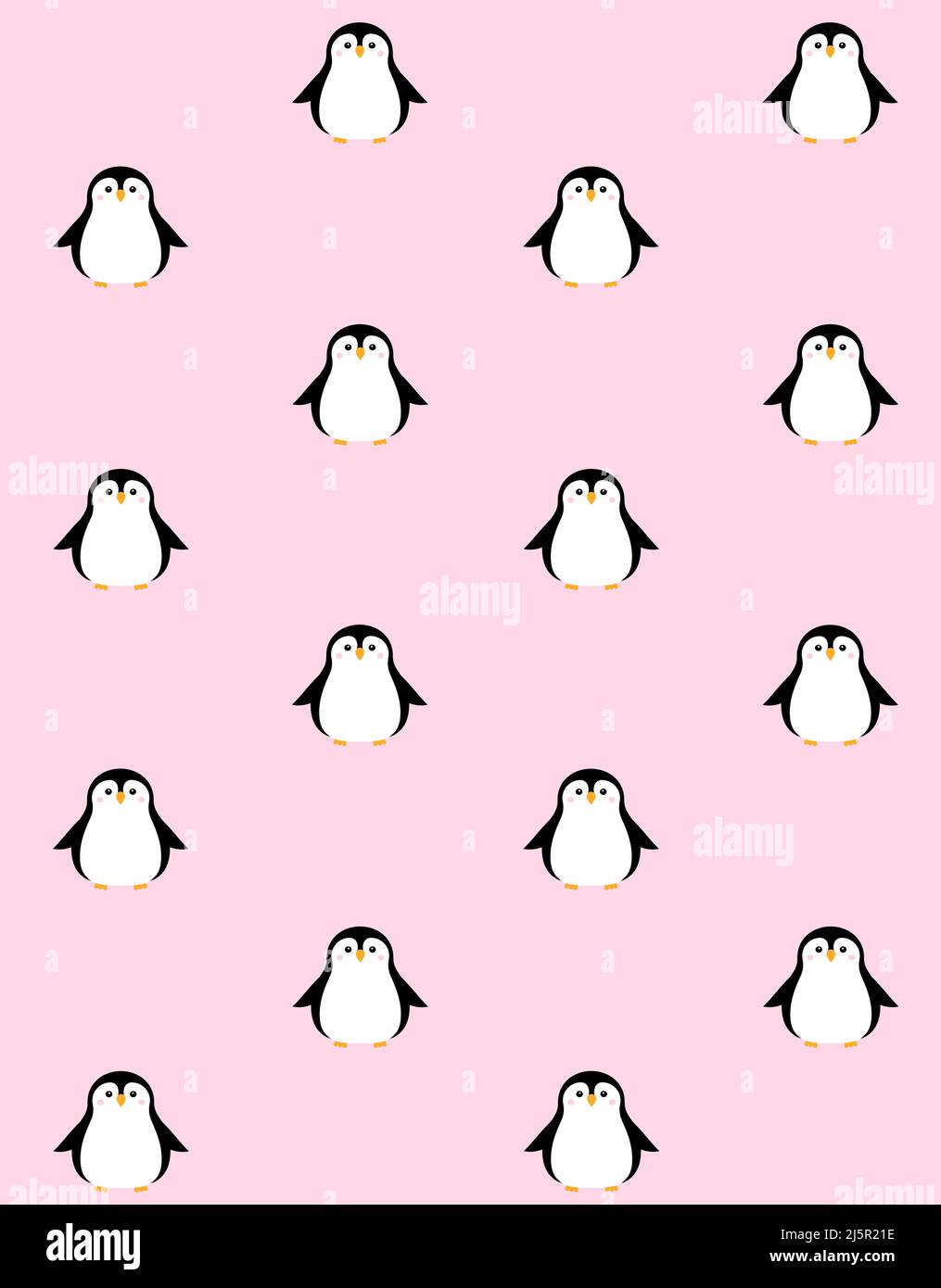 Pink Penguin Wallpaper