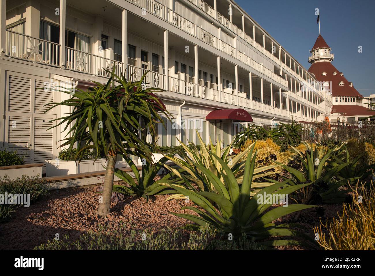 The luxury Hotel del Coronado, movie setting of films like “Some like