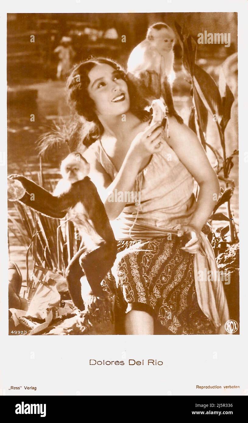 Ross Verlag photograph of Dolores del Rio - c1930 Stock Photo