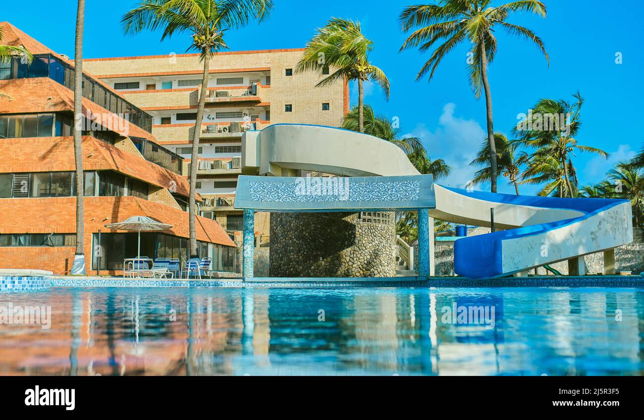 Empty water slide swimming pool hi-res stock photography and images - Alamy