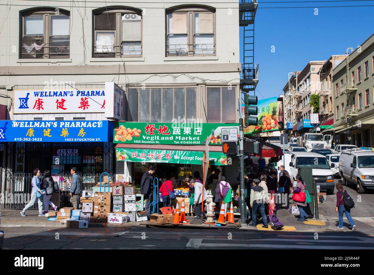 USA, San Francisco The Chinatown in San Francisco, California, is the