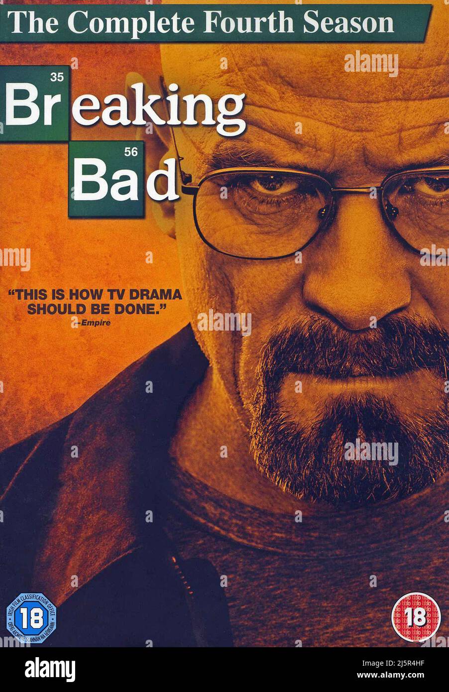 DVD cover. "Breaking Bad" The Complete Fourth Season Stock Photo Alamy