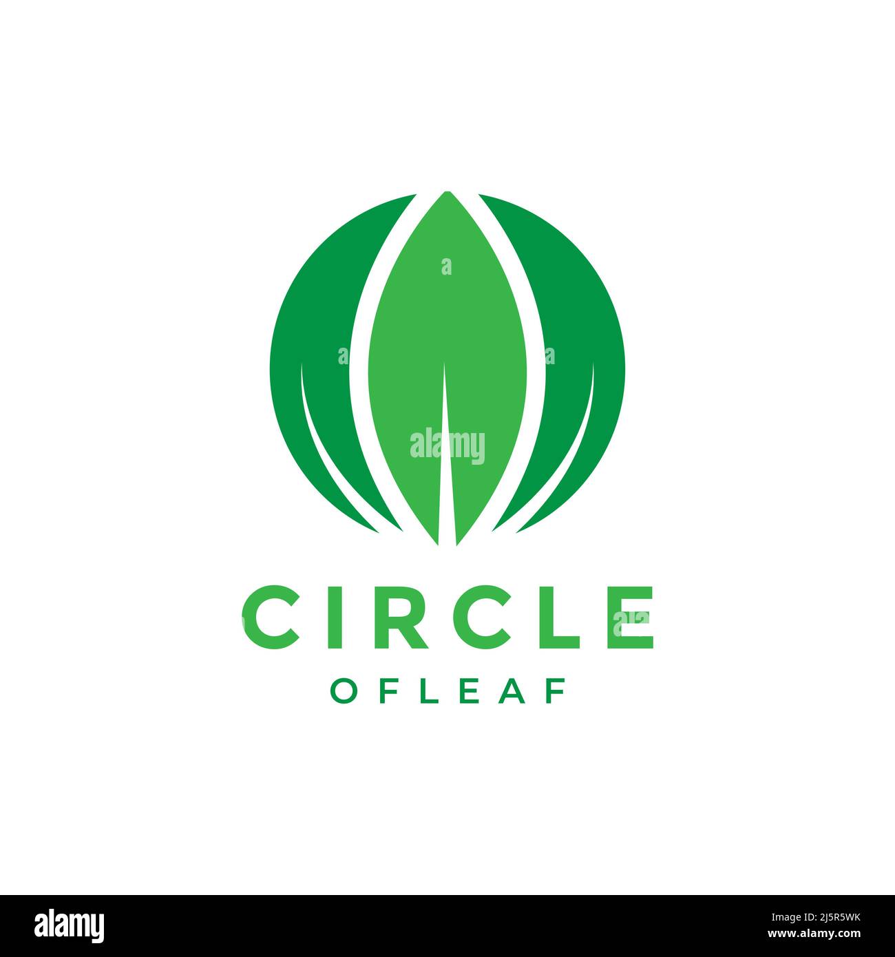 three leaf green group logo design vector graphic symbol icon ...