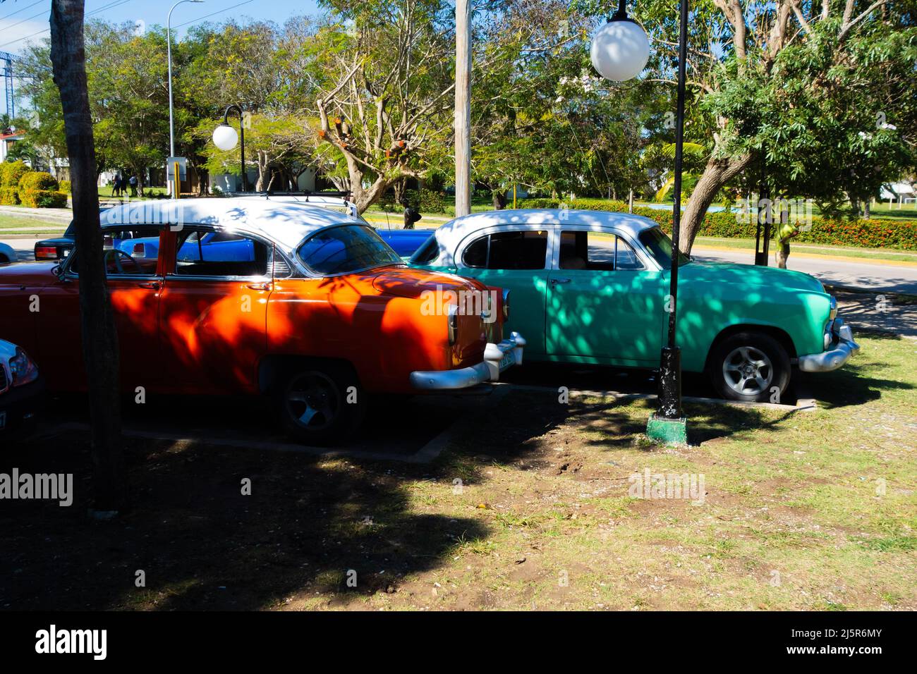 HOLGUIN, CUBA FEBRUARY 16; 2020 an orange and white and a white and