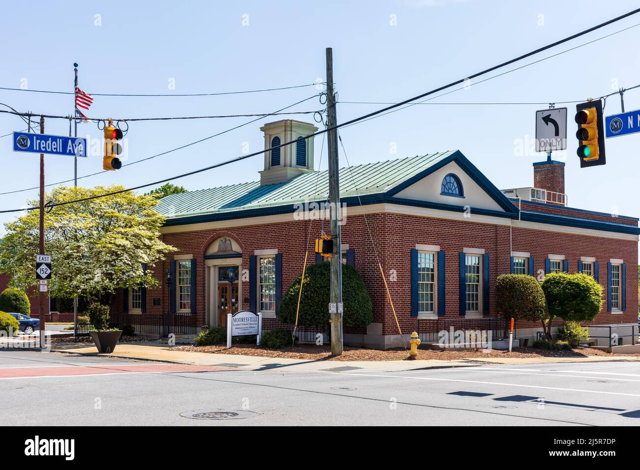 Graded school district administrative offices hires stock photography