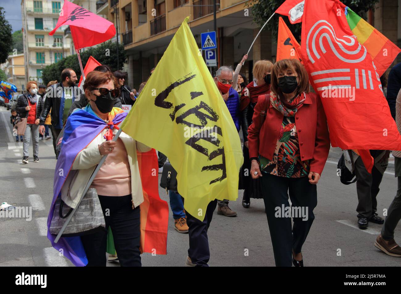 Nocera Inferiore, Italy. 25th Apr, 2022. (Photo by Pasquale Senatore/Pacific Press) Credit: Pacific Press Media Production Corp./Alamy Live News Stock Photo