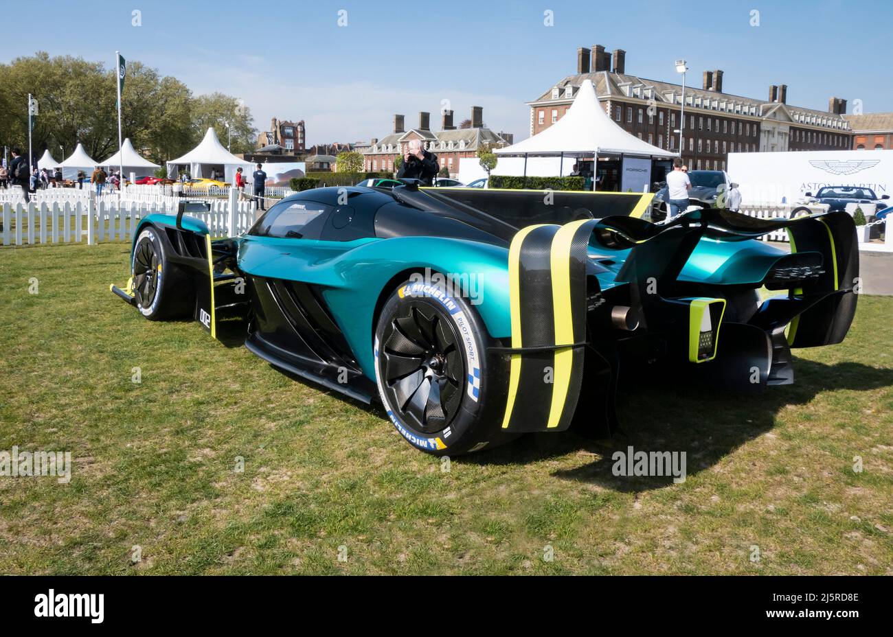 Aston Martin Valkyrie at Salon Prive London held at the Royal hospital Chelsea Stock Photo