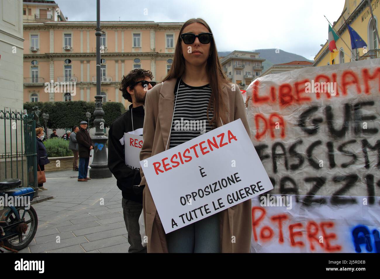 April 25, 2022, Nocera Inferiore, Campania/Salerno, Italy: (Credit Image: © Pasquale Senatore/Pacific Press via ZUMA Press Wire) Stock Photo